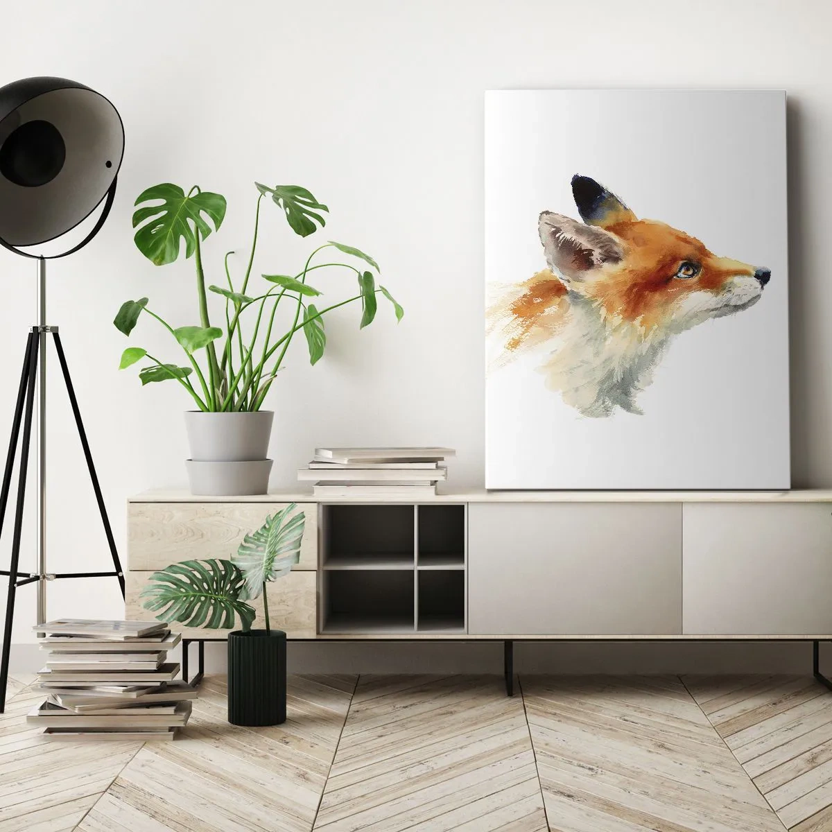 Quadro em tela - Nunca é demais ter cuidado - 45x80 cm