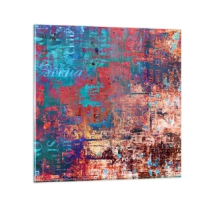 Quadro em vidro - Memória e esquecimento - 30x30 cm