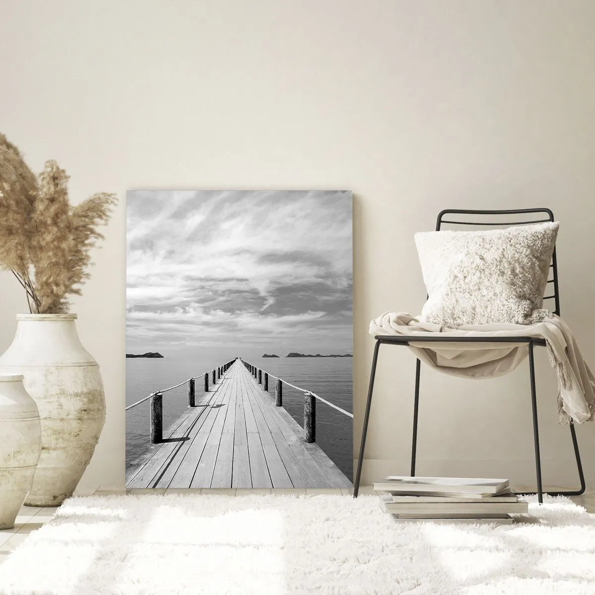 Quadro em vidro - Talvez uma viagem... - 50x70 cm