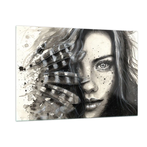 Quadro em vidro - Beleza selvagem - 120x80 cm