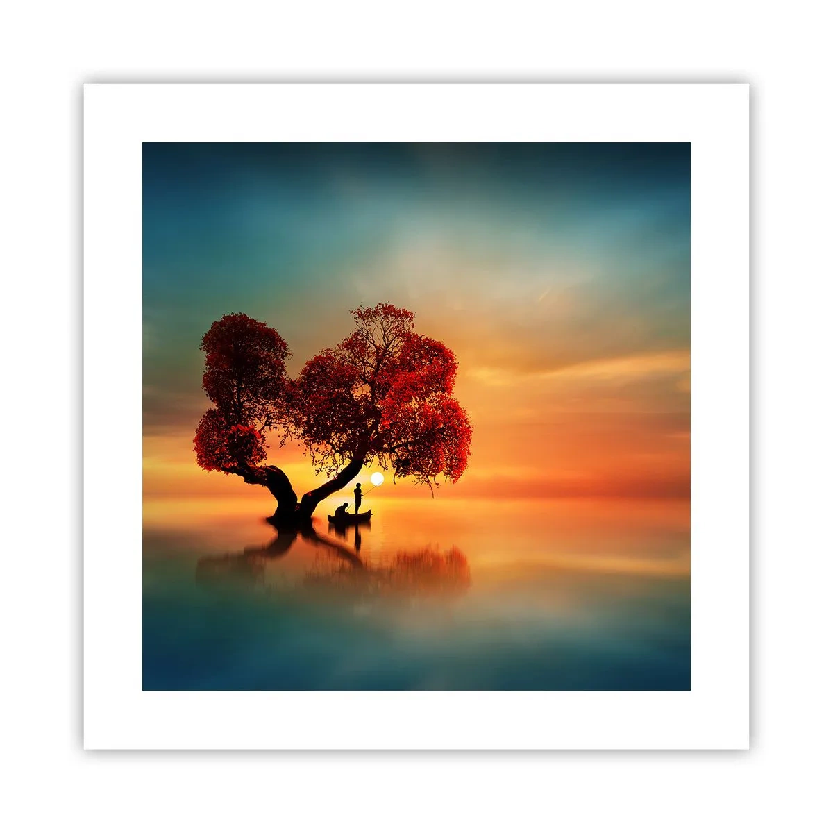 Pôster - A distância e o silêncio do mundo - 40x40 cm