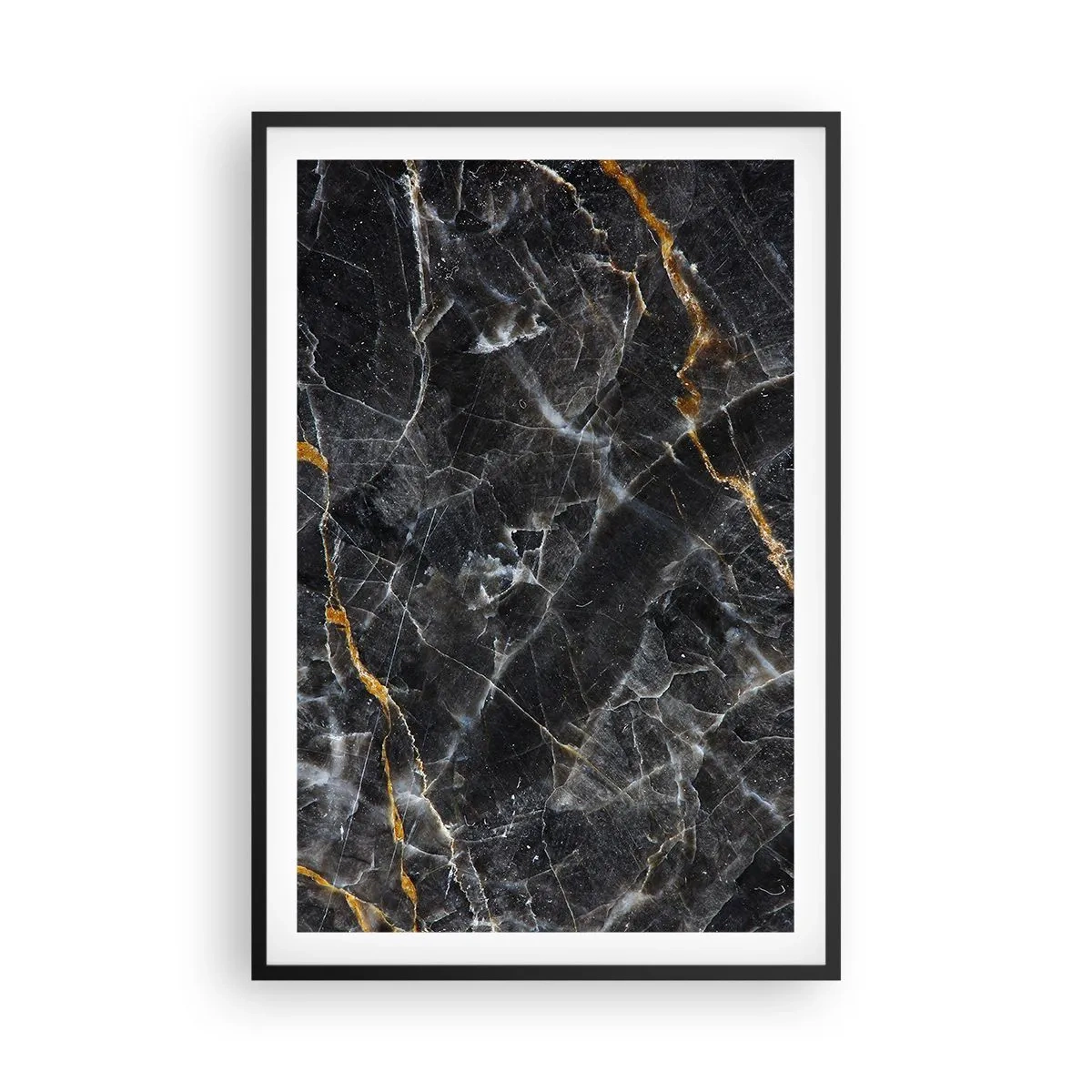 Pôster com moldura preta - A vida interior da pedra - 61x91 cm