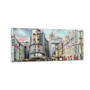 Quadro em vidro - Será uma noite de sucesso - 100x40 cm