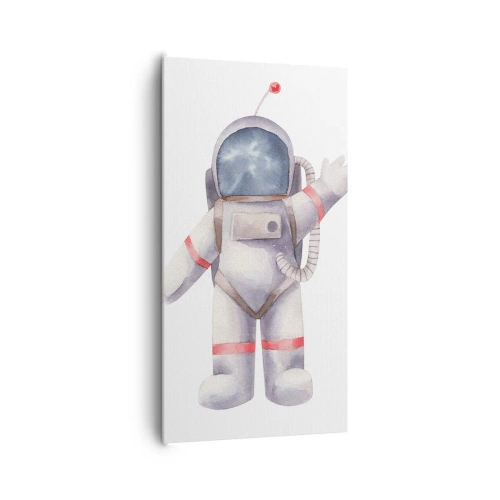 Quadro em tela - Por enquanto é isso! - 65x120 cm