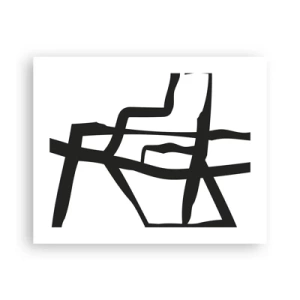 Pôster - Projeto preto e branco - 50x40 cm