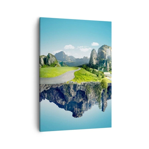 Quadro em tela - Ilha fantástica - 50x70 cm