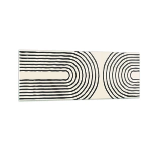 Quadro em vidro - Em um momento... - 140x50 cm