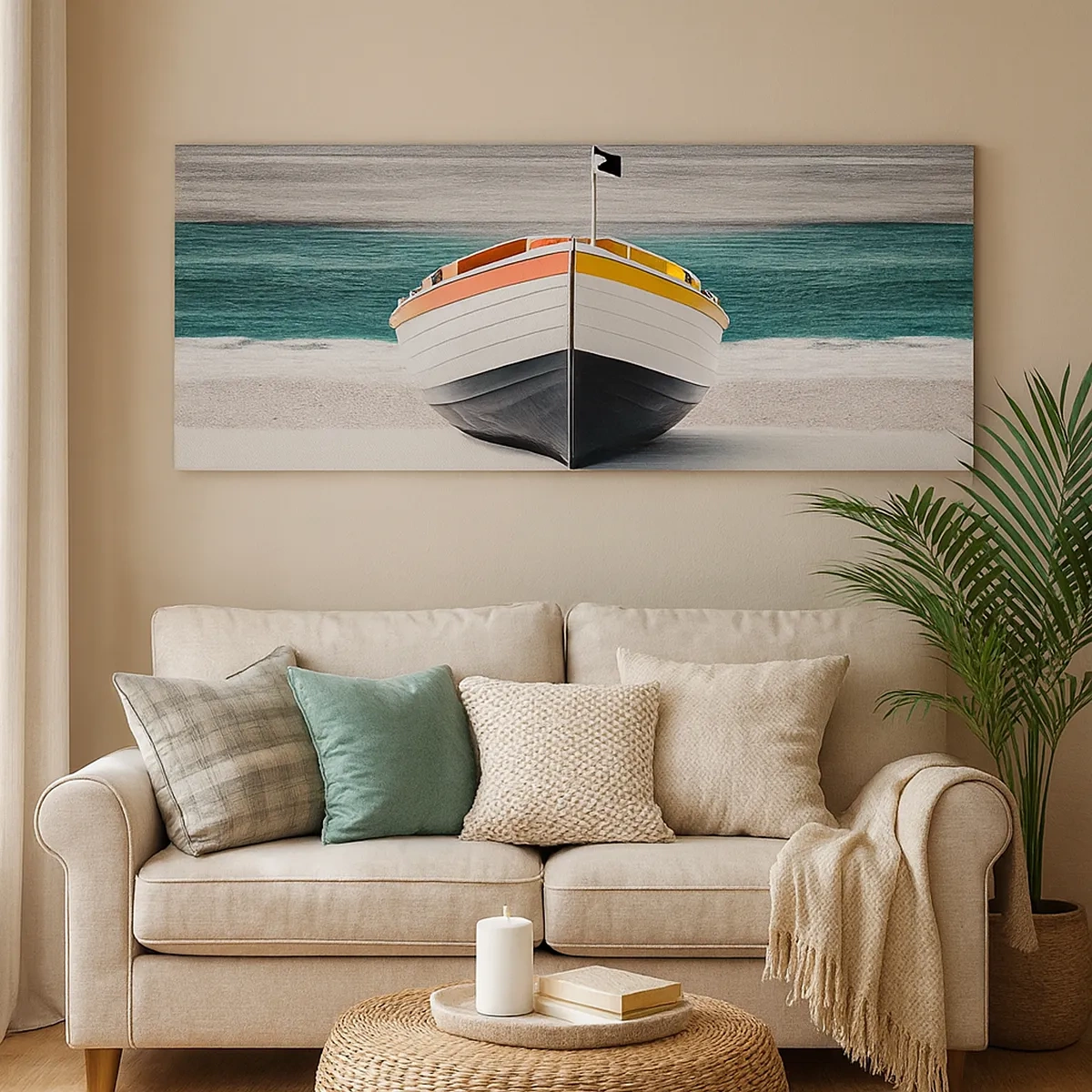 Quadro em tela - No seu lugar - 30x30 cm