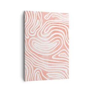 Quadro em tela - No labirinto de corais - 50x70 cm