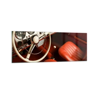 Quadro em vidro - Luxo vintage - 140x50 cm