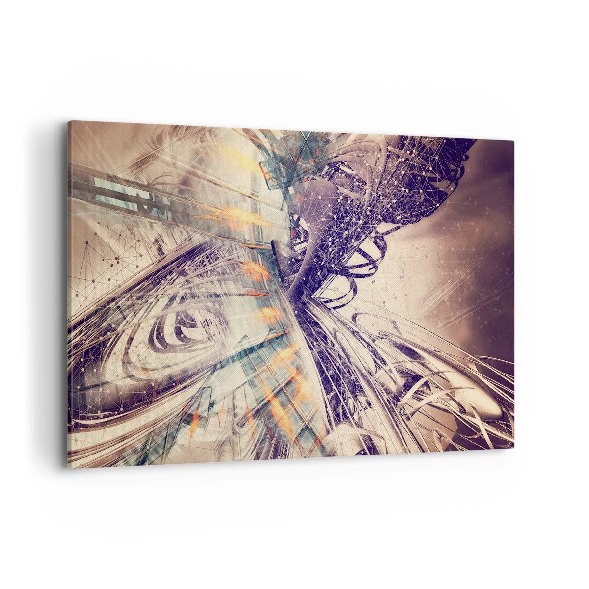 Quadro em tela - Com muita pressa - 120x80 cm