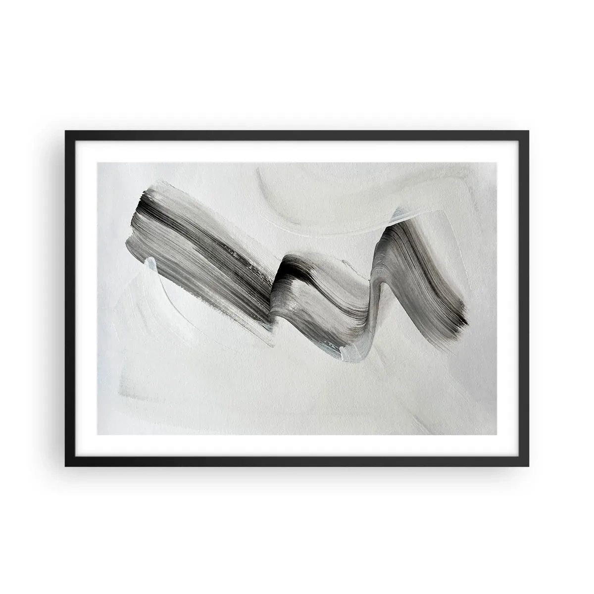 Pôster com moldura preta - Casualmente para se divertir - 70x50 cm