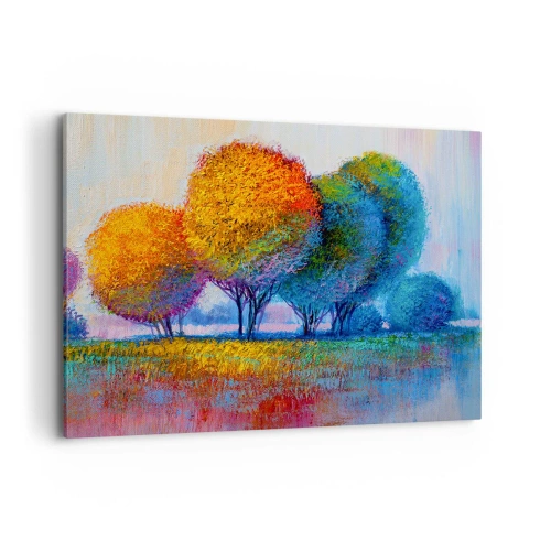 Quadro em tela - Um amontoado de cores lascivas - 120x80 cm