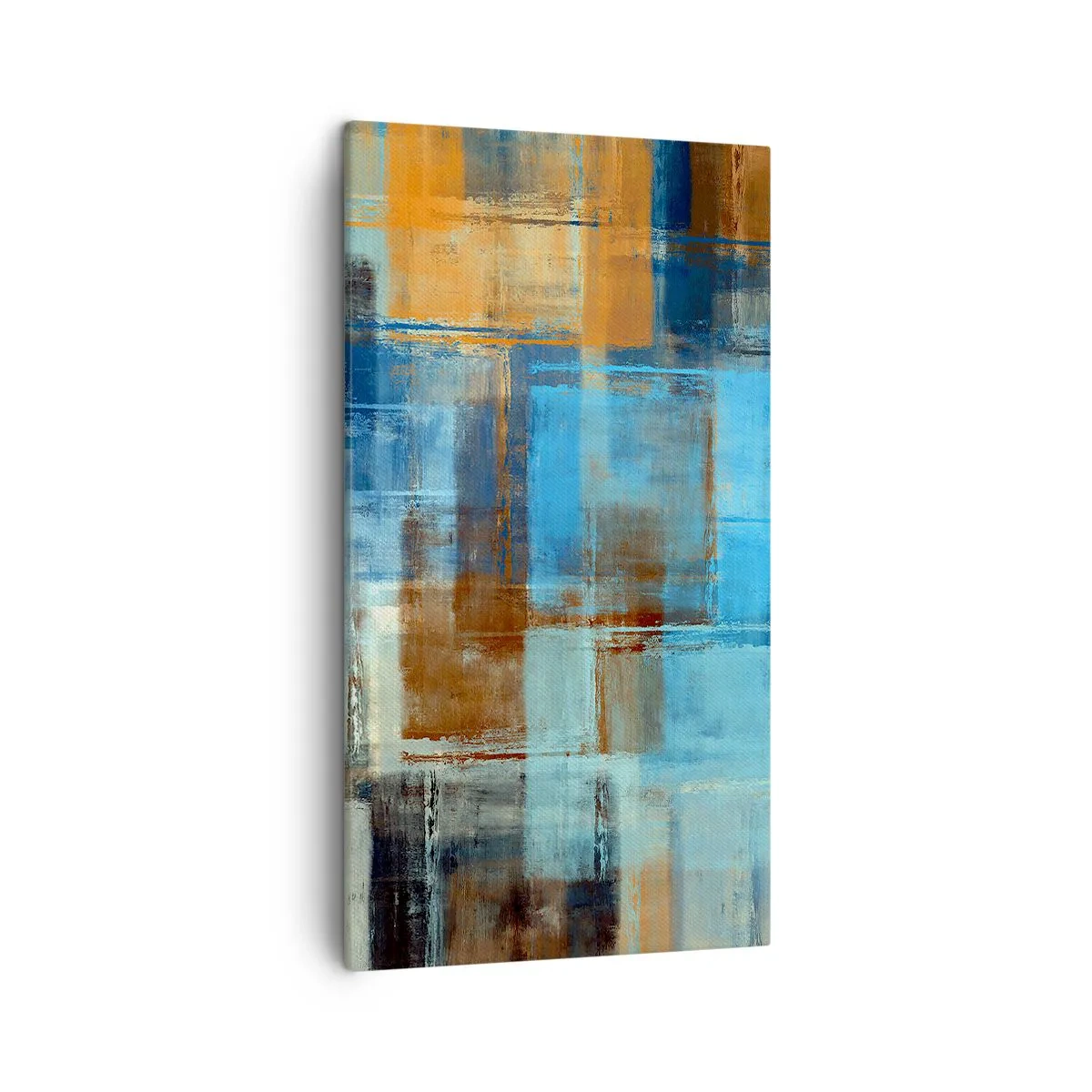 Quadro em tela - Através da cortina azul - 45x80 cm