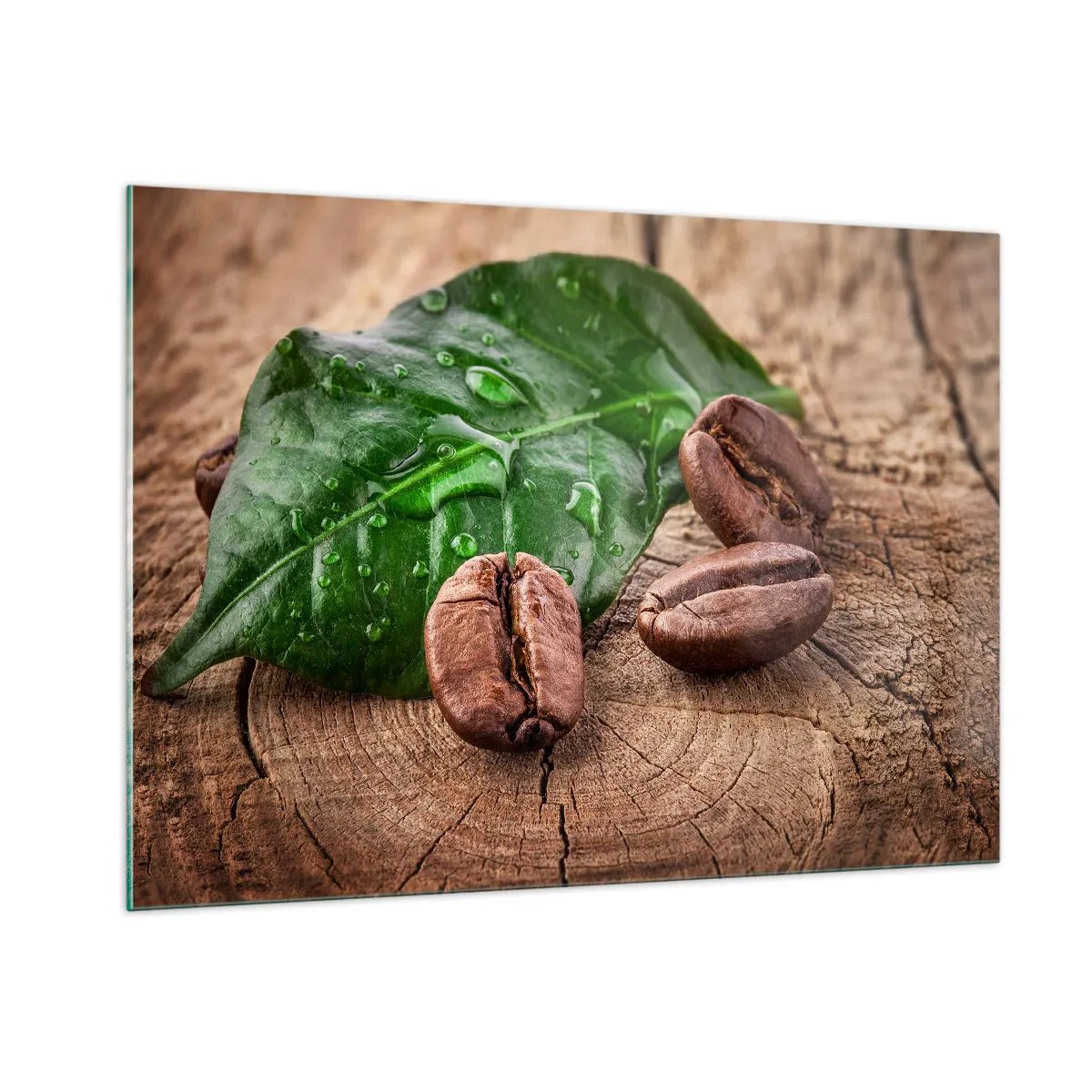 Quadro em vidro - Preto e verdadeiro - 100x70 cm