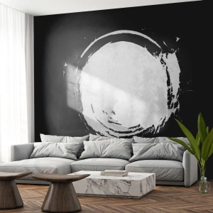 Papel de Parede Autocolante Deluxe Sticker - Boa saída - Roda, Planeta, Lua - 250x175 cm