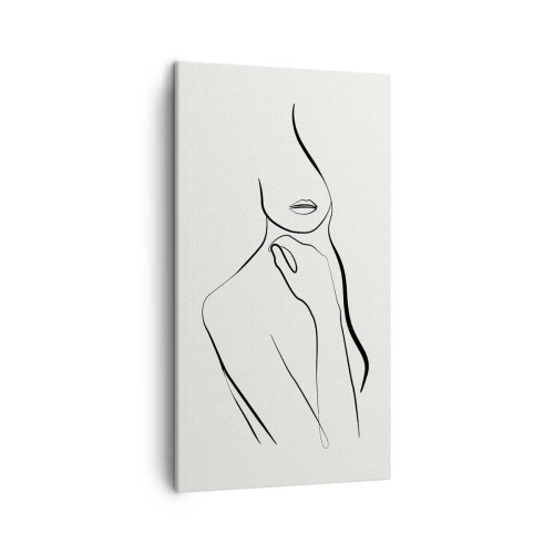 Quadro em tela - Uma onda de melancolia - 45x80 cm