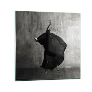 Quadro em vidro - Cheio de paixão - 30x30 cm