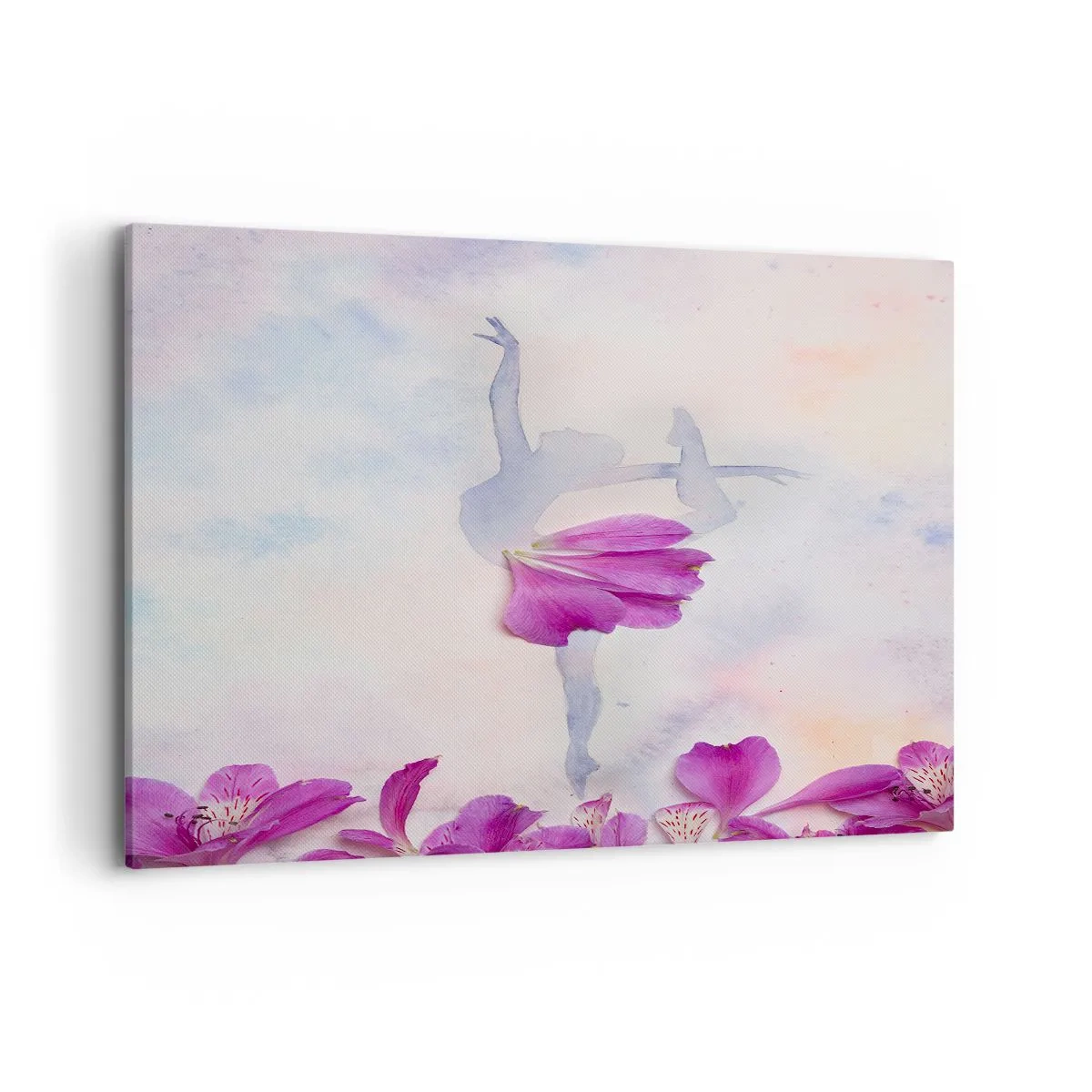 Quadro em tela - Delicada como uma flor - 100x70 cm