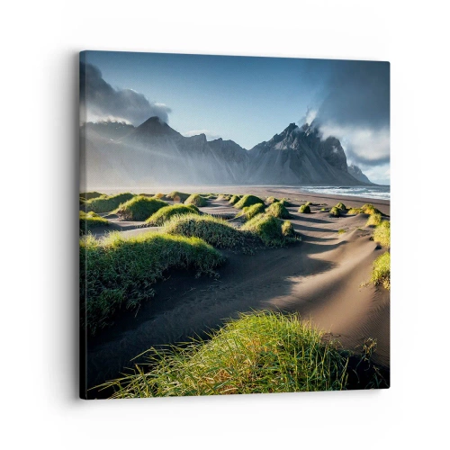 Quadro em tela - Harmonia dos elementos da natureza - 30x30 cm