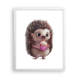 Pôster em moldura branca - A celebração é diária - 40x50 cm