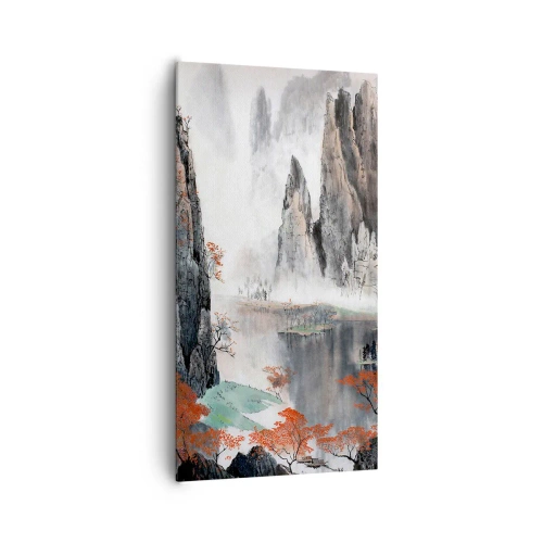 Quadro em tela - Poderosos guardiões  - 65x120 cm