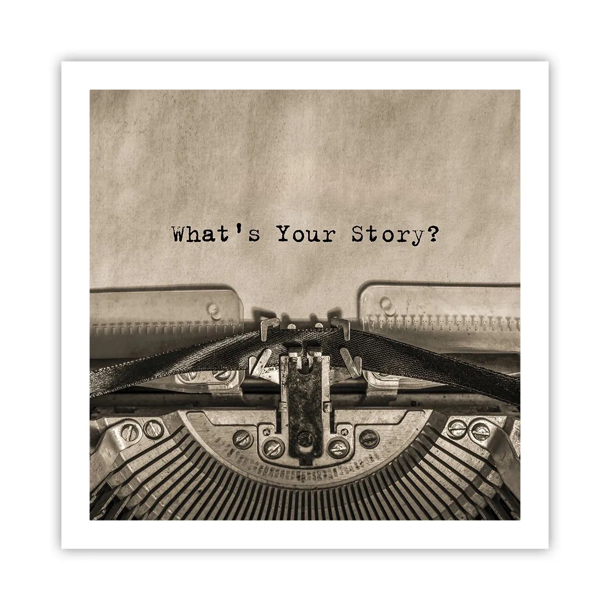 Pôster - Conta-me - 60x60 cm