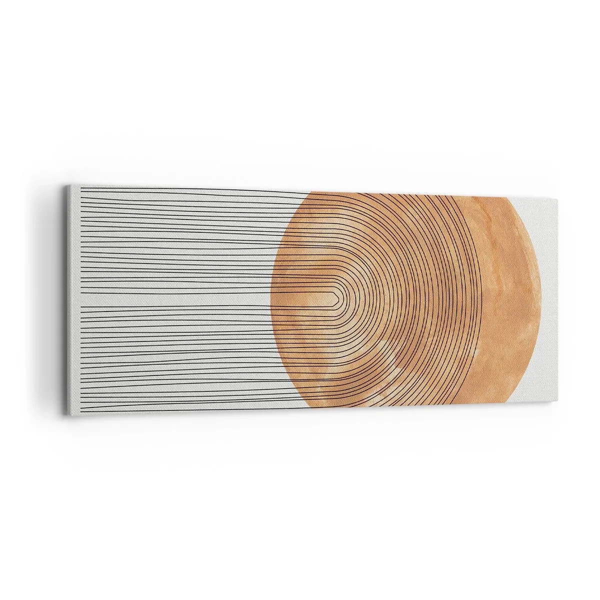 Quadro em tela - Composição solar - 100x40 cm