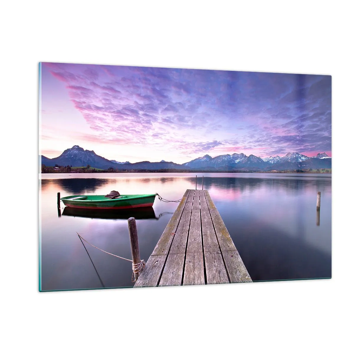 Quadro em vidro - Silêncio amigo - 120x80 cm