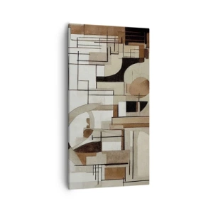 Quadro em tela - Paisagem urbana 2.0 - 55x100 cm