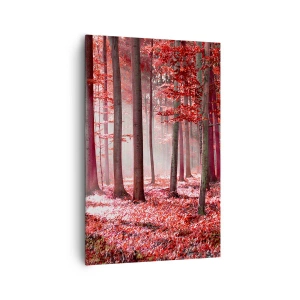 Quadro em tela - O vermelho também é belo - 80x120 cm