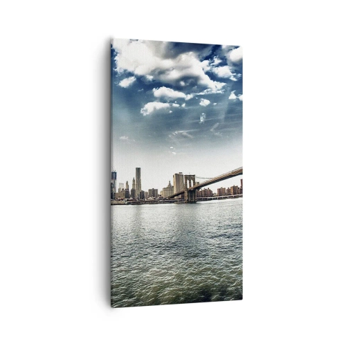 Quadro em tela - Ilha de Vidro - 55x100 cm
