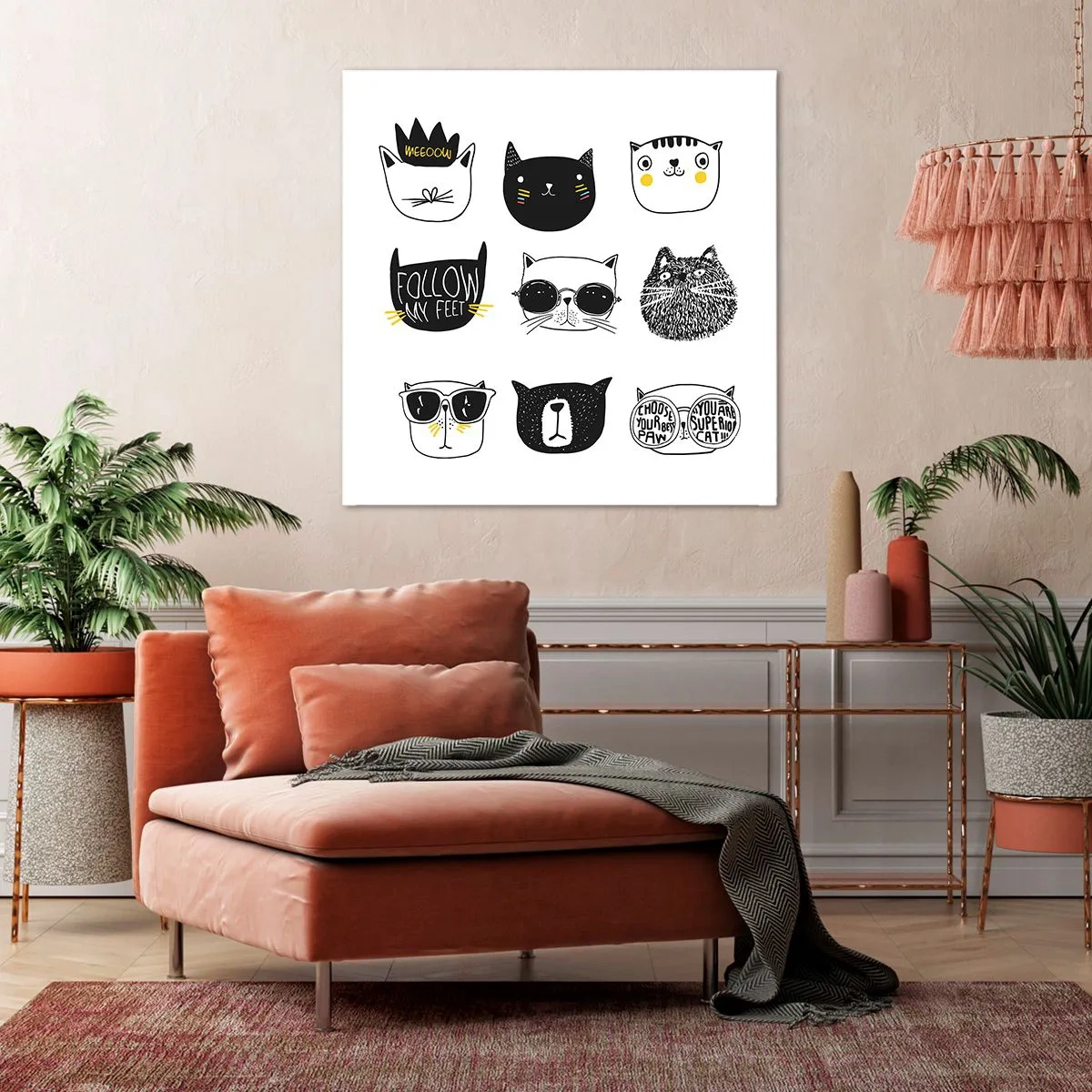 Quadro em tela - Todos os outros - 40x40 cm