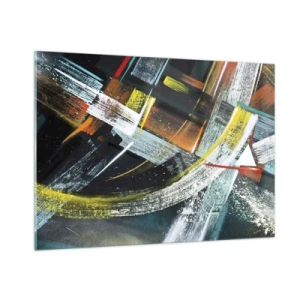 Quadro em vidro - Energia de movimento - 100x70 cm