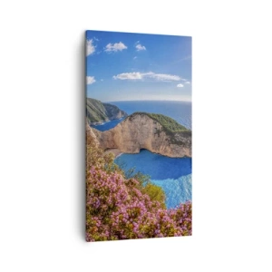 Quadro em tela - As minhas grandes férias gregas - 45x80 cm