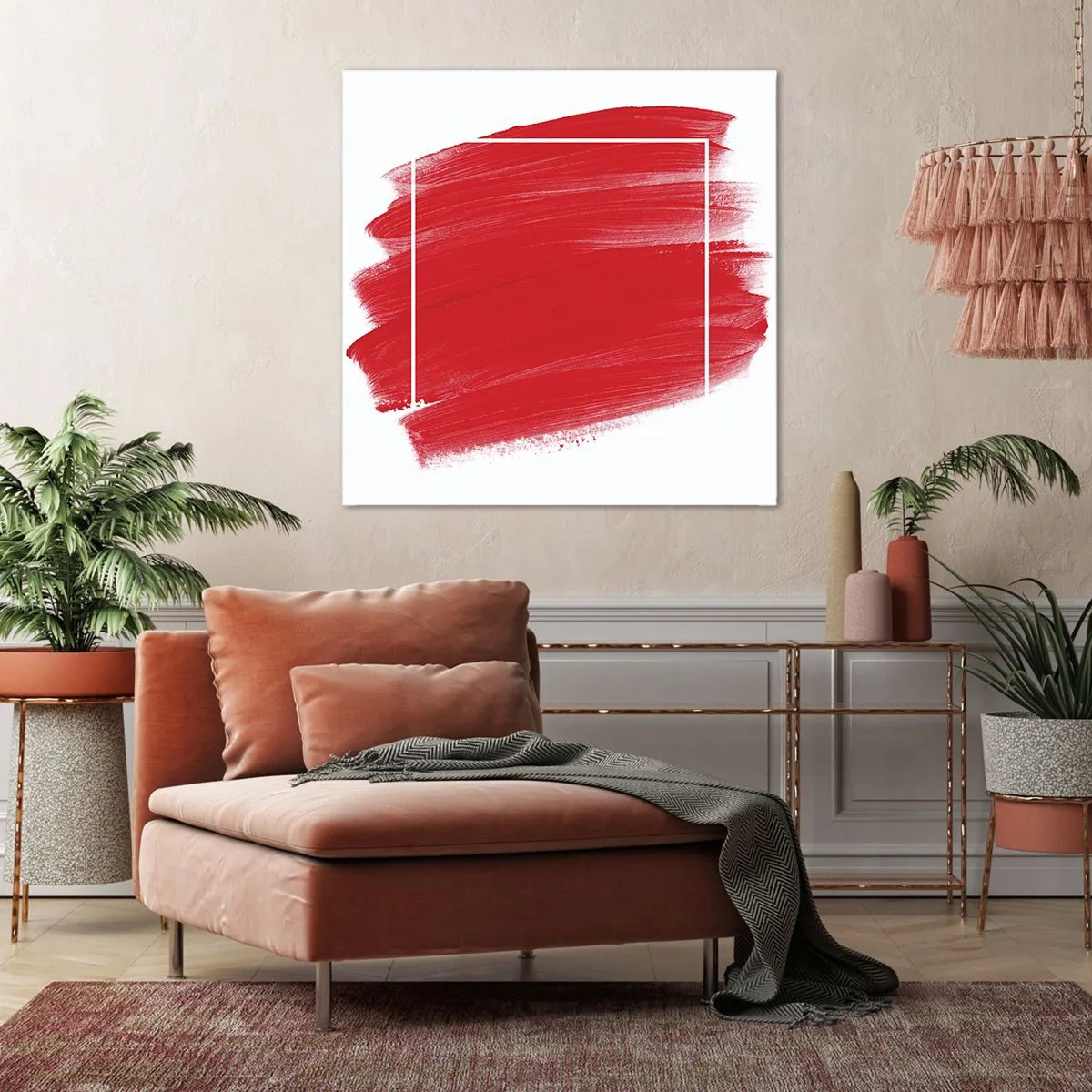 Quadro em tela - Fora do quadro - 40x40 cm