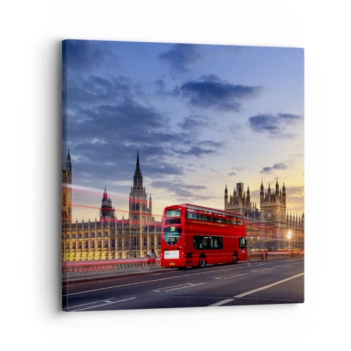 Quadro em tela - Marcas distintivas - 30x30 cm