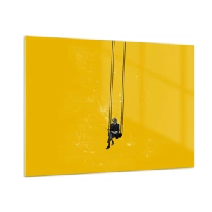 Quadro em vidro - Dia como todos os dias - 100x70 cm