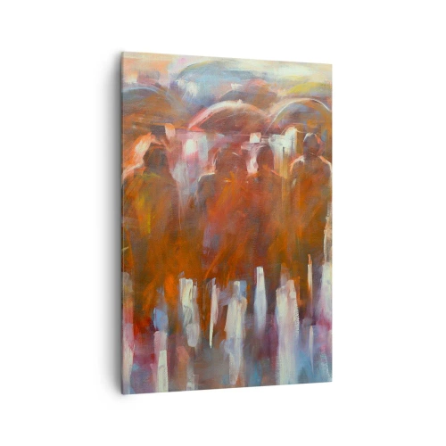 Quadro em tela - Iguais na chuva e no nevoeiro - 70x100 cm