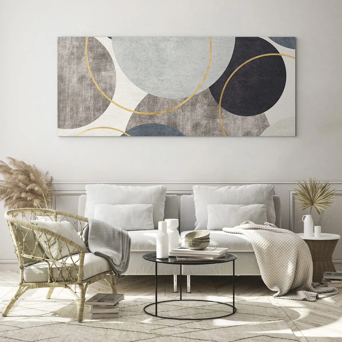 Quadro em vidro - Roda por roda - 100x40 cm