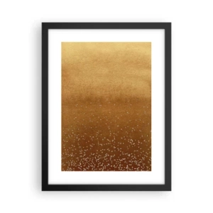 Pôster com moldura preta - O nascimento da luz - 30x40 cm