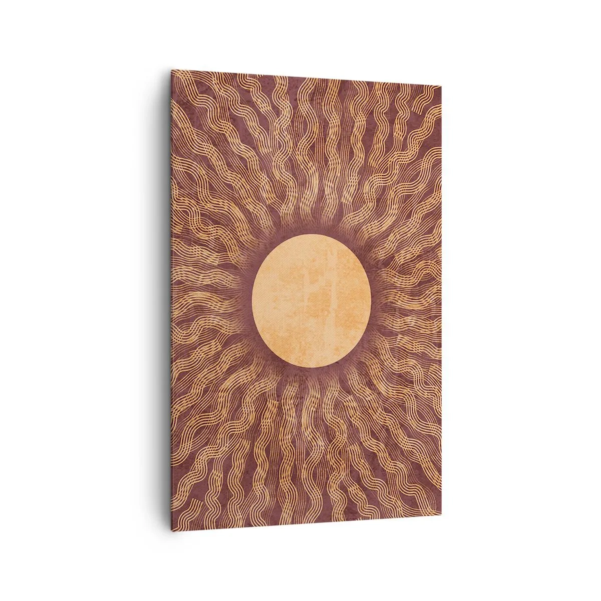 Quadro em tela - Ícone do sol - 80x120 cm