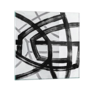 Quadro em vidro - Profundidade de construção - 70x70 cm