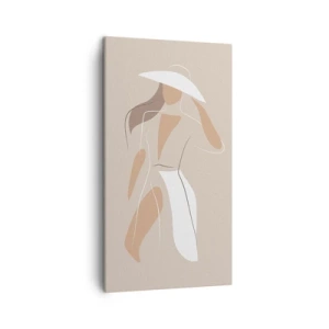 Quadro em tela - A moda é diversão - 45x80 cm