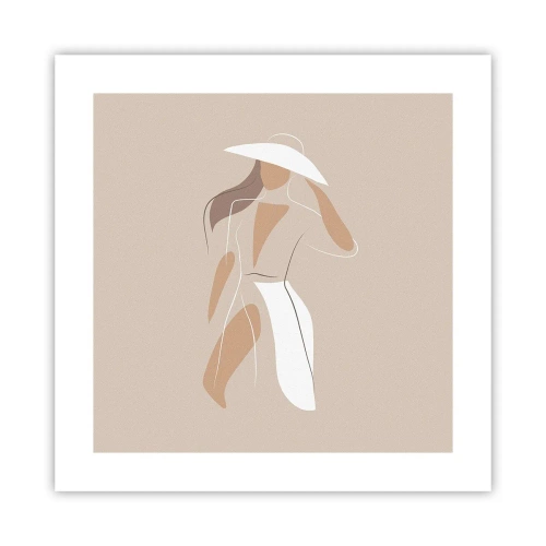 Pôster - A moda é diversão - 40x40 cm