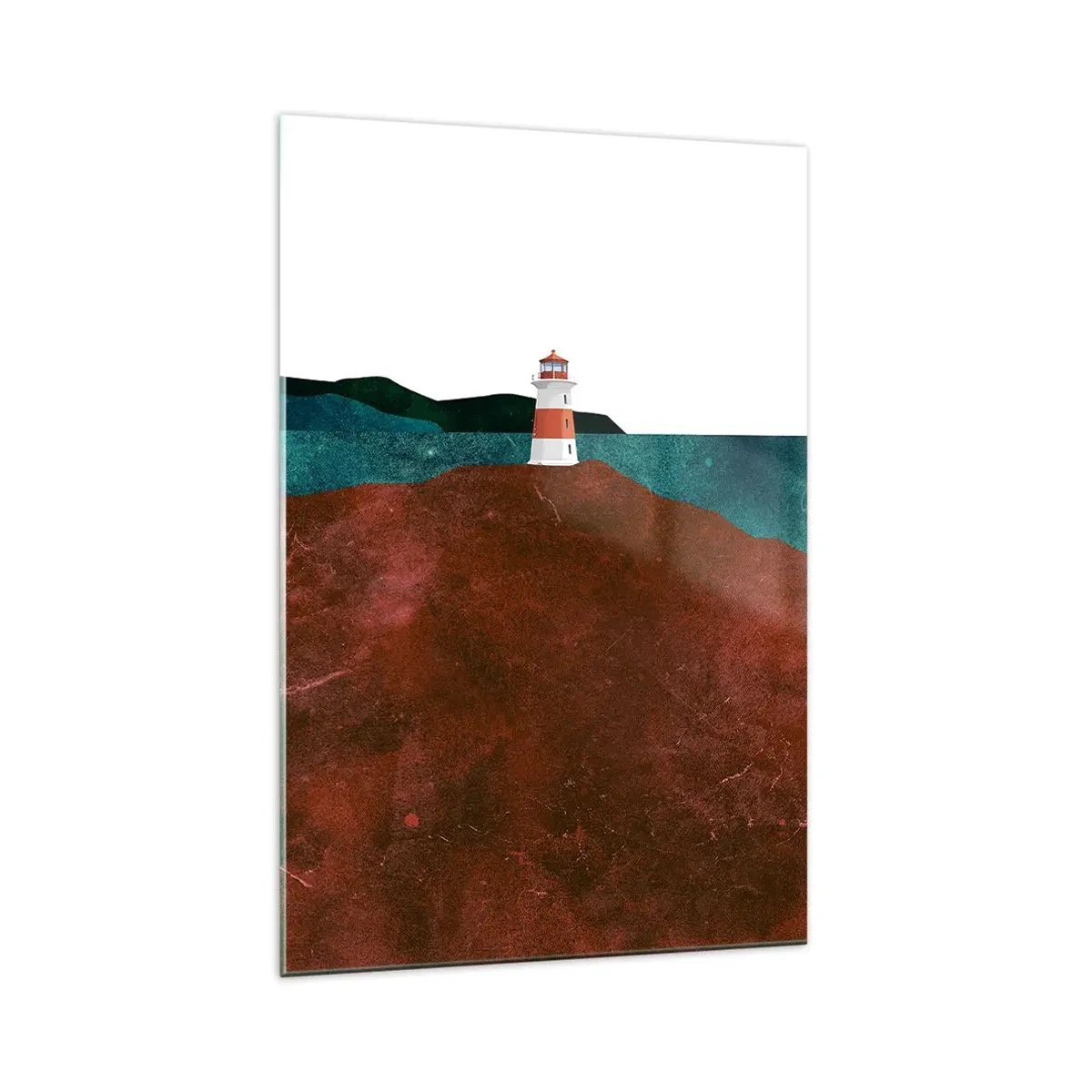 Quadro em vidro - Olhando para o mar - 70x100 cm