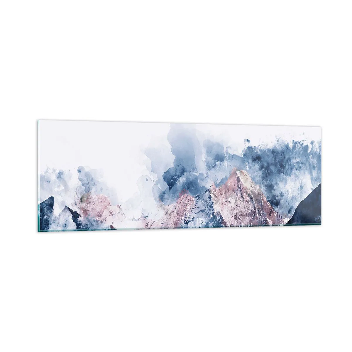 Quadro em vidro - Estes são os verdadeiros picos! - 90x30 cm