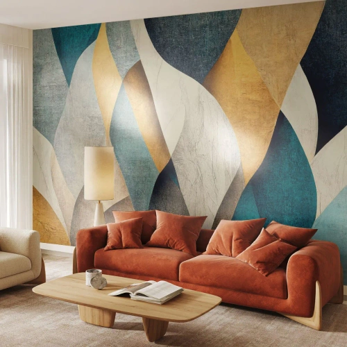 Papel de Parede Premium Sand - Ritmo e onda - Abstração, Pedaço, Esgotado - 300x210 cm