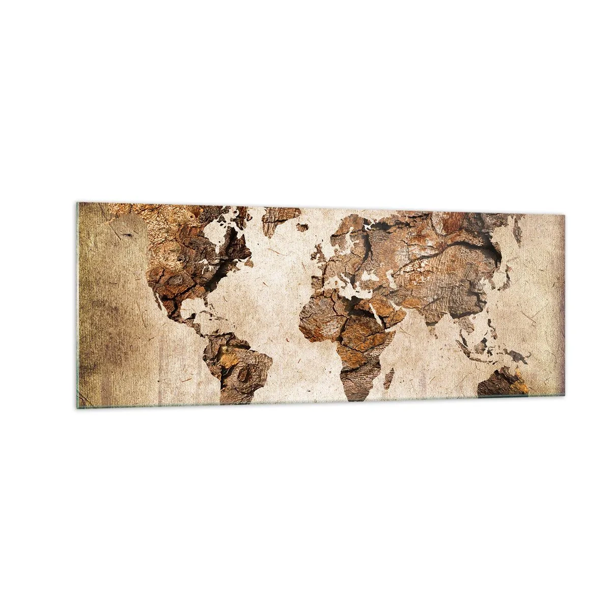 Quadro em vidro - Descobrindo o o mundo - 140x50 cm