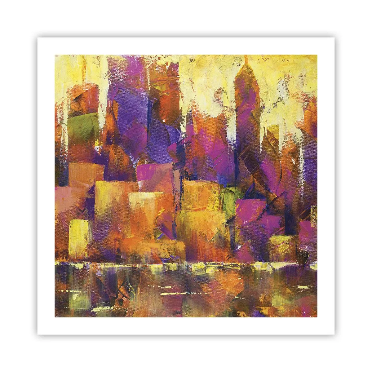 Pôster - Composição metropolitana - 60x60 cm